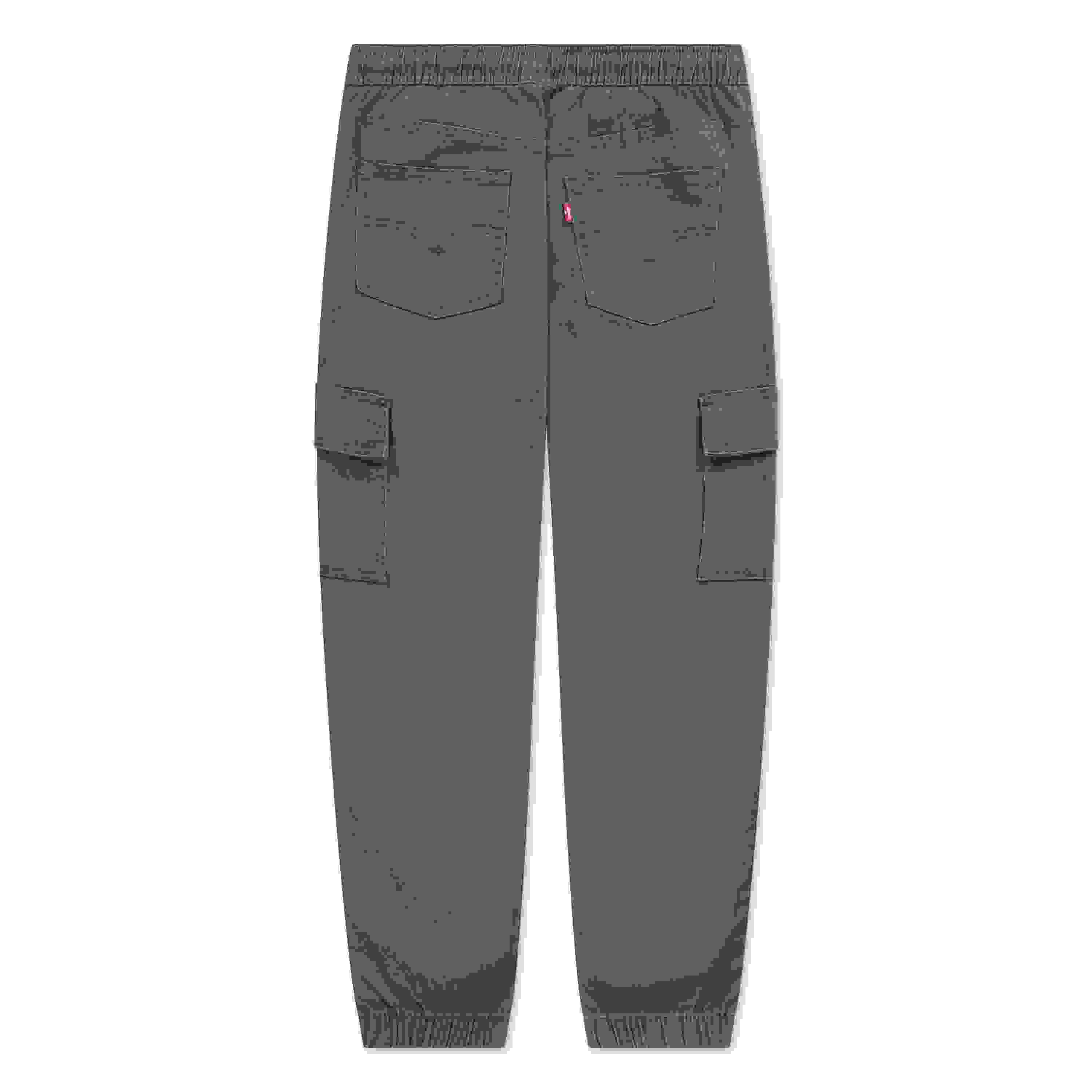 Levi's Relaxed Big Kids' Washed Grey Cargo Joggers